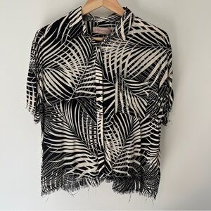 Philosophy Palm Print Blouse